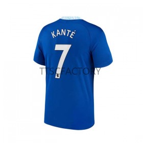 Fußballtrikots Chelsea Kante 7 2022-2023 Kurzarm Heimtrikotsatz kaufen